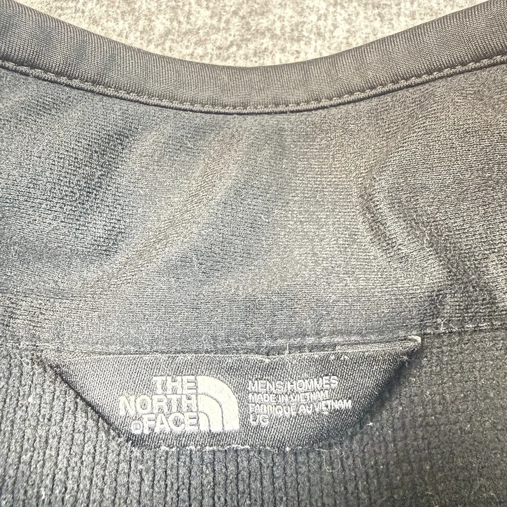 Raising Canes The North Face Vest Mens Large Black WindWall Zip Employee Uniform